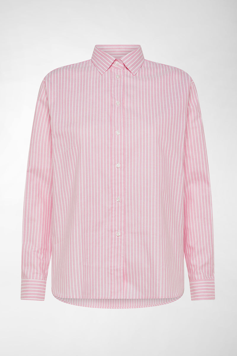 CAMICIA IN TESSUTO PIN POINT RIGATO