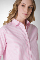 CAMICIA IN TESSUTO PIN POINT RIGATO