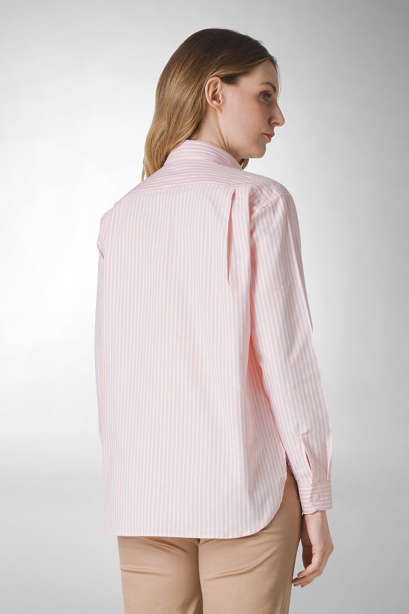 CAMICIA IN TESSUTO PIN POINT RIGATO