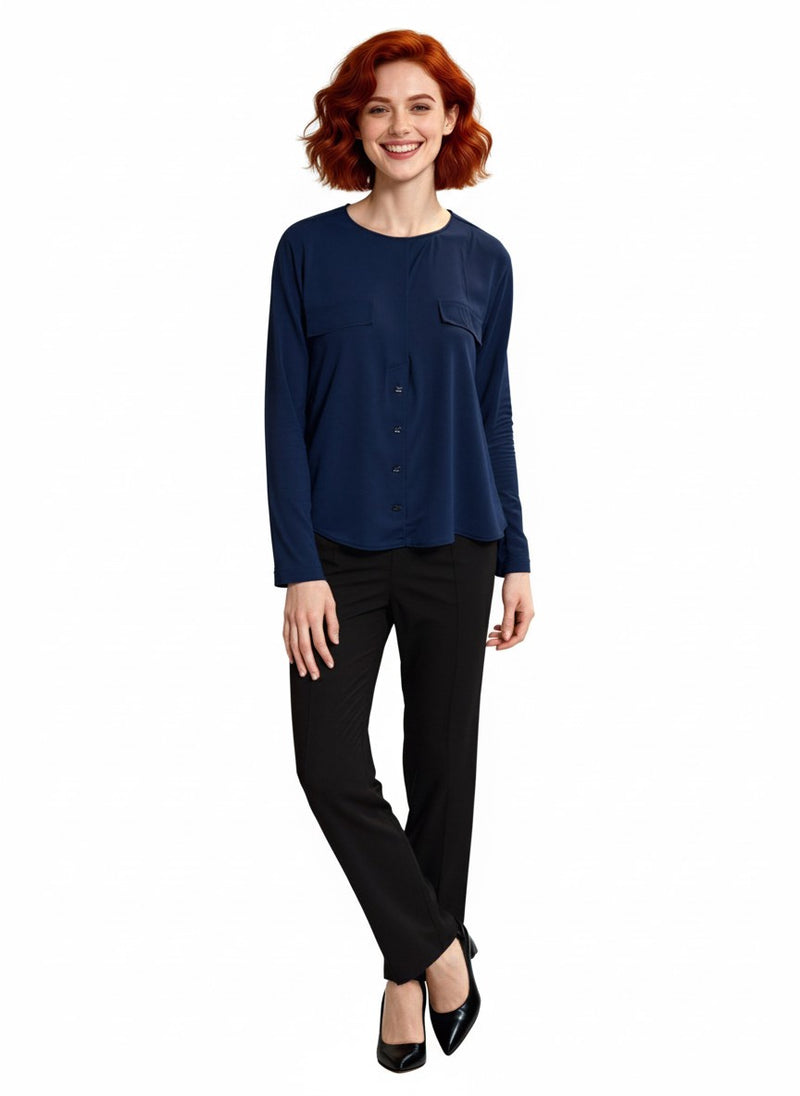 CAMICIA CON PATTINE SUL DAVANTI