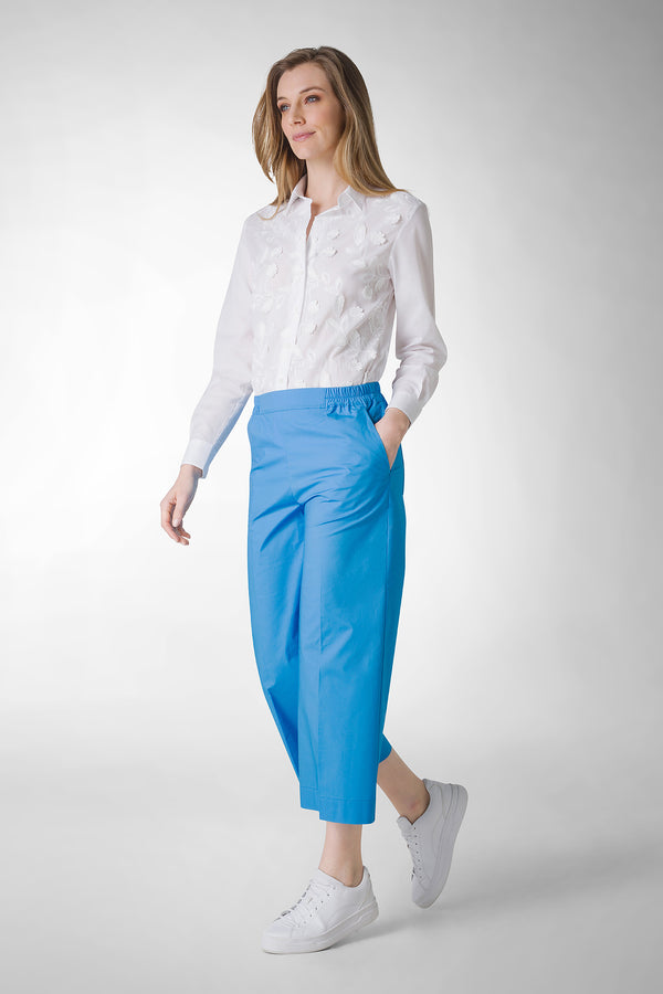 PANTALONE CROPPED ELASTICO DT.TASCHE FRANCESE