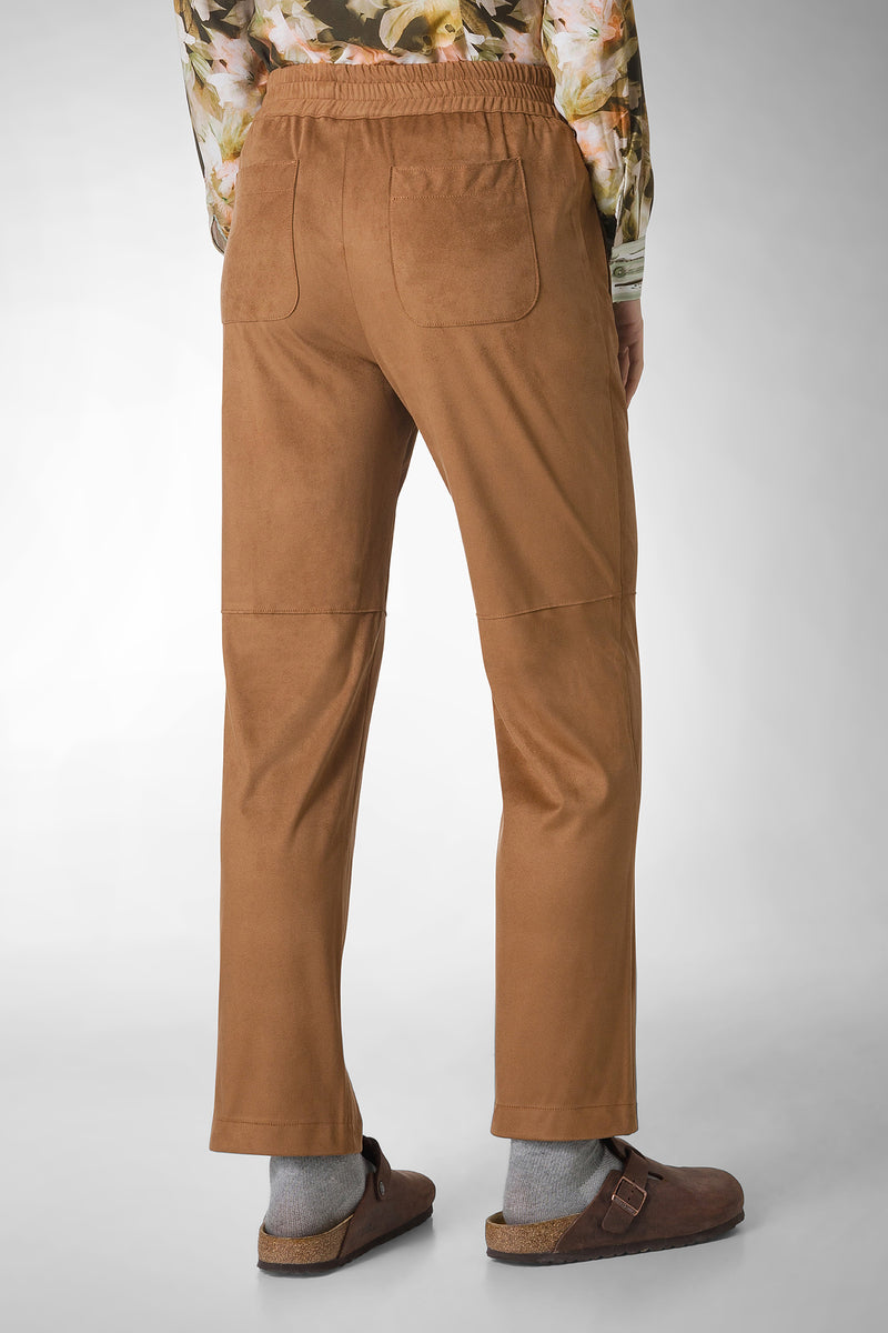 ECO SUEDE JOGGER TROUSER