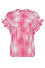 BLUSA VICHY MEZZA MANICA