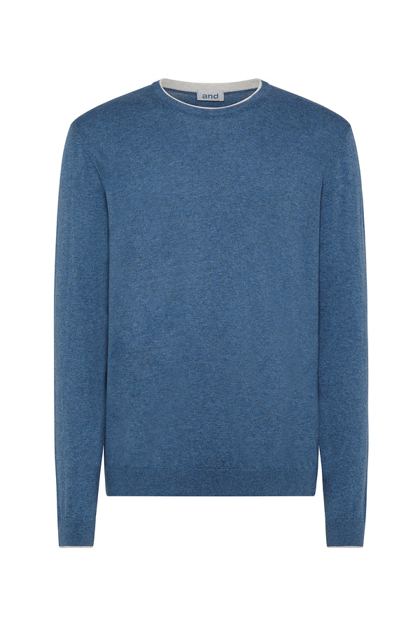 CREW NECK SWEATER WITH LONG SLEEVES