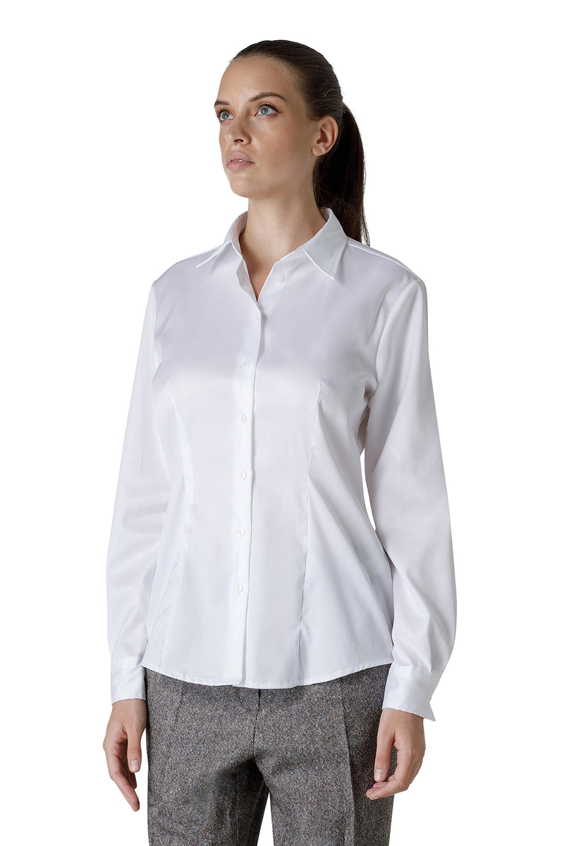POINTED NECK SHIRT