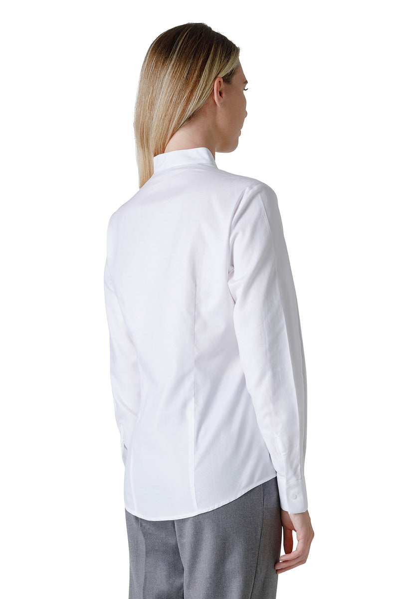 CAMICIA MANICA LUNGA COLLO MONTANTE