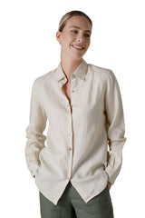 CAMICIA MANICA LUNGA COLLO A PUNTA CHIUSO