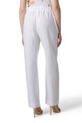 PANTALONE CON ELASTICO E COULISSE IN VITA