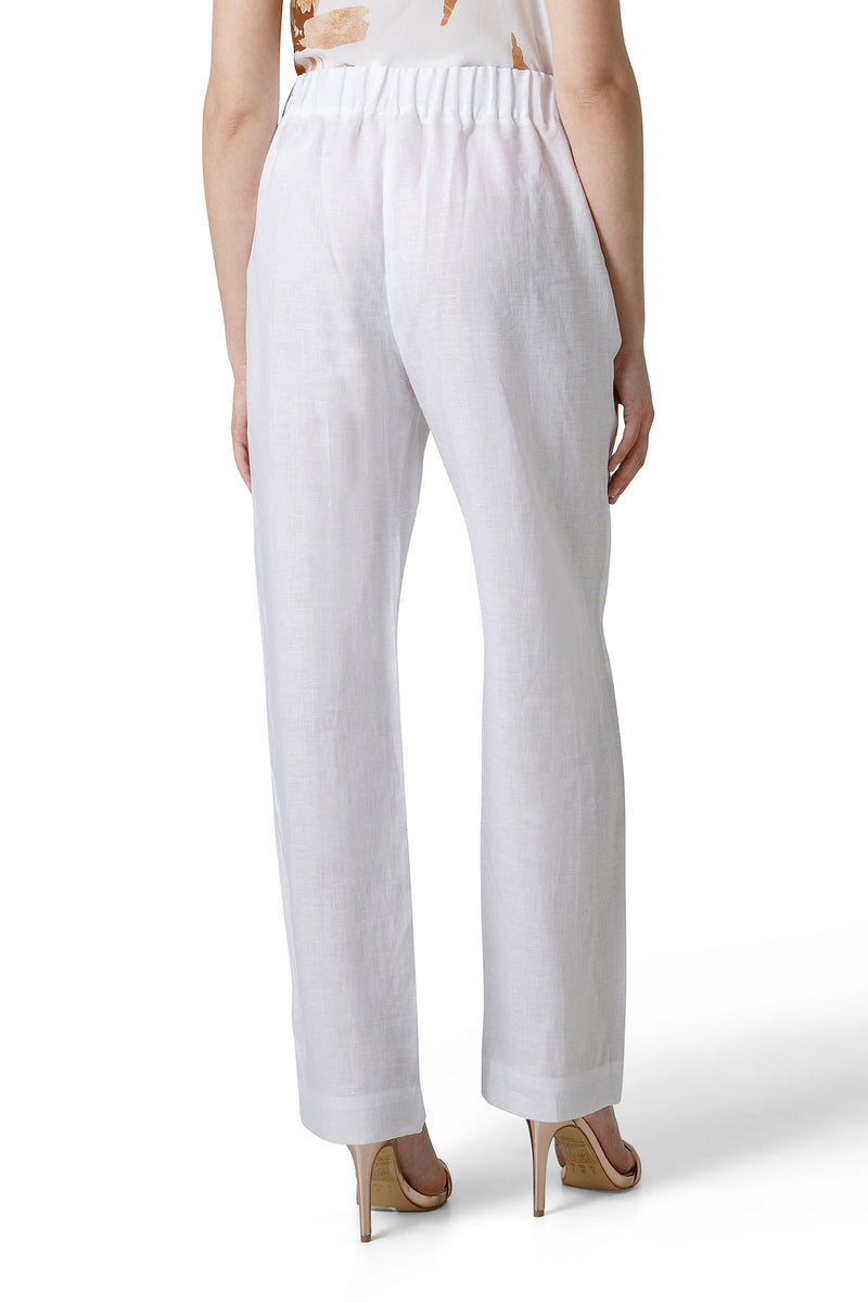 PANTALONE CON ELASTICO E COULISSE IN VITA
