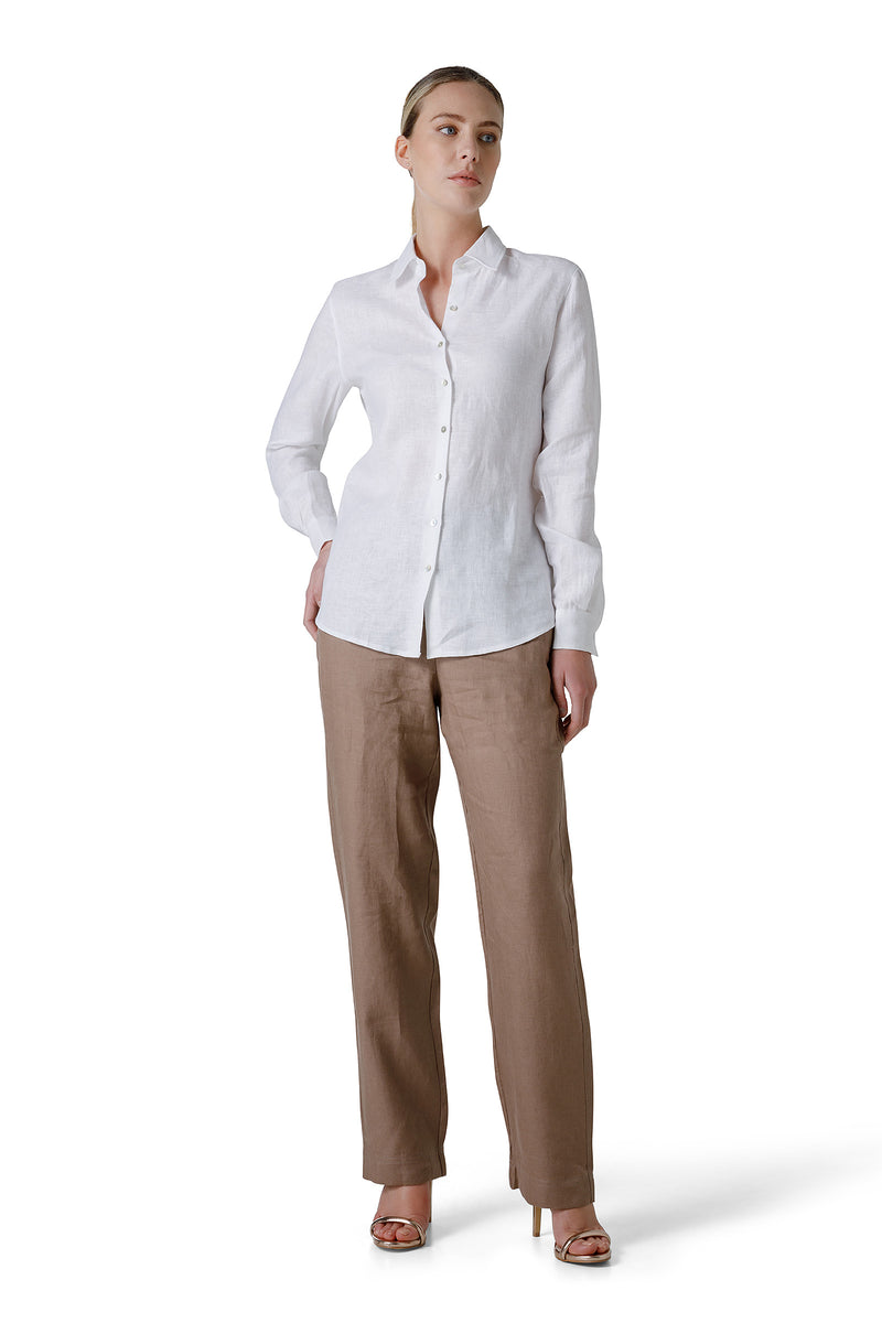 PANTALONE CON ELASTICO E COULISSE IN VITA