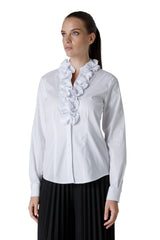 SHIRT WITH ROUCHES