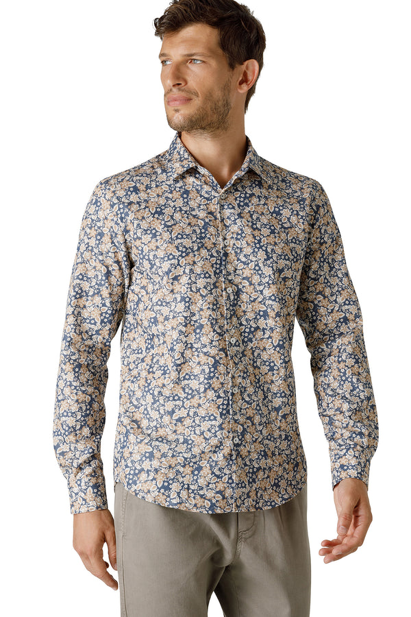 GEMUSTERTE BLUSE