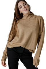 MAGLIA IN MISTOLANA COLLO ALTO