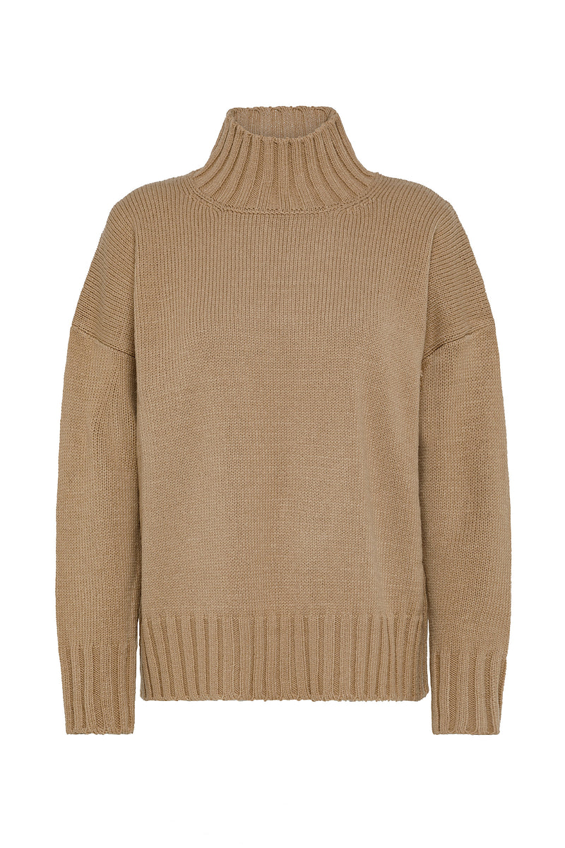 MAGLIA IN MISTOLANA COLLO ALTO