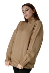 MAGLIA IN MISTOLANA COLLO ALTO
