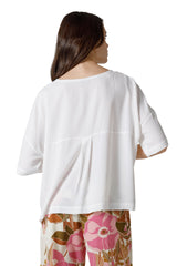 BOAT NECKLINE BLOUSE