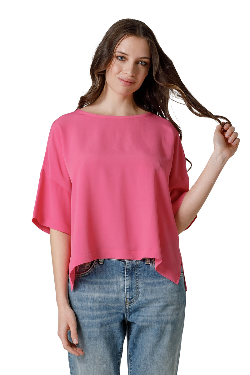 BOAT NECKLINE BLOUSE