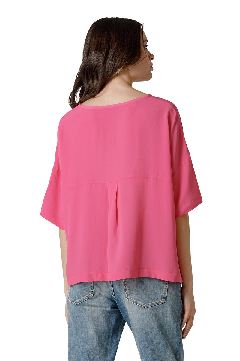 BOAT NECKLINE BLOUSE
