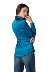 CAMICIA MANICA LUNGA COLLO A PUNTA CHIUSO