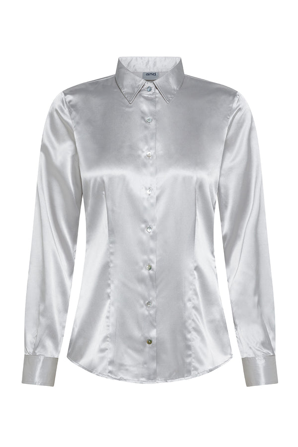CAMICIA MANICA LUNGA COLLO A PUNTA CHIUSO