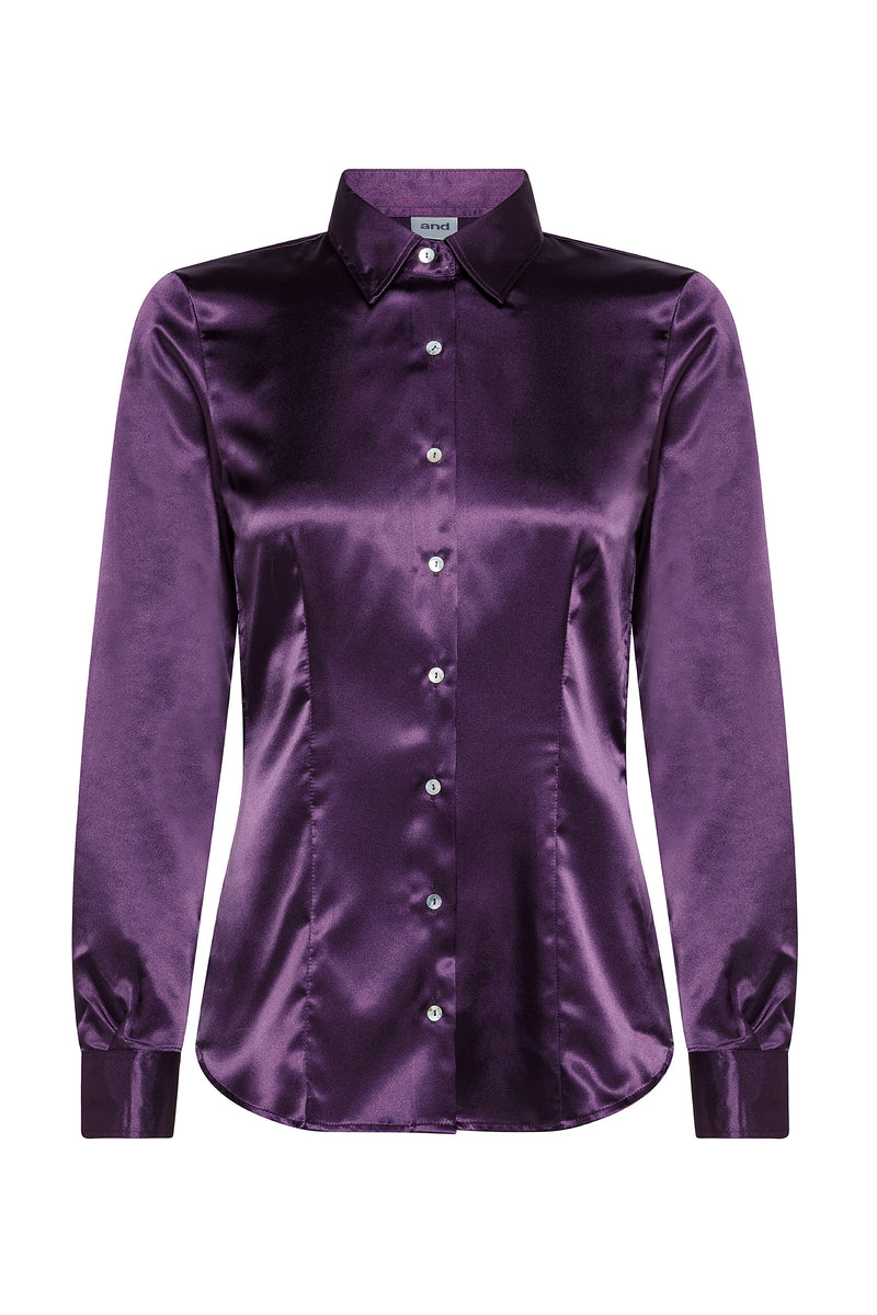 CAMICIA MANICA LUNGA COLLO A PUNTA CHIUSO