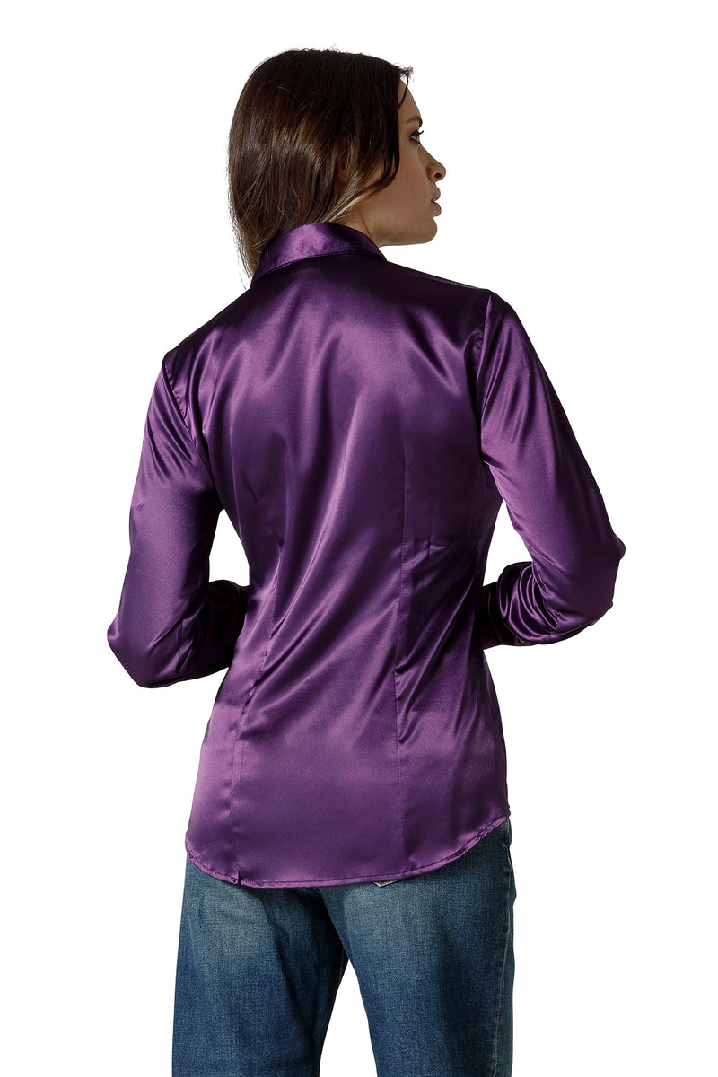 CAMICIA MANICA LUNGA COLLO A PUNTA CHIUSO