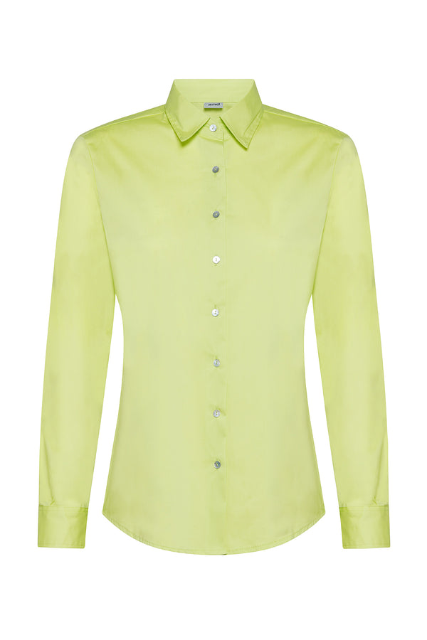 CAMICIA MANICA LUNGA COLLO PUNTA CHIUSO PINCES DIETRO