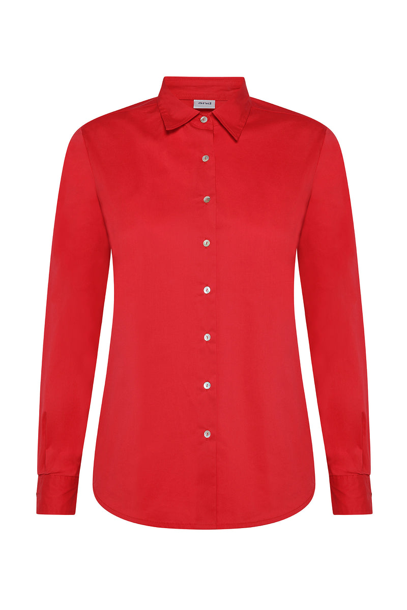 COLOR SHIRT WITH CLOSED TOE NECK