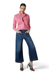 COLOR SHIRT WITH CLOSED TOE NECK