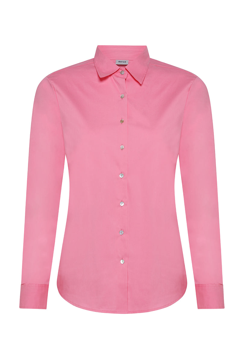 COLOR SHIRT WITH CLOSED TOE NECK