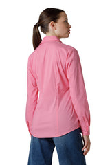 COLOR SHIRT WITH CLOSED TOE NECK