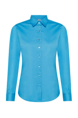 CAMICIA MANICA LUNGA COLLO PUNTA CHIUSO PINCES DIETRO