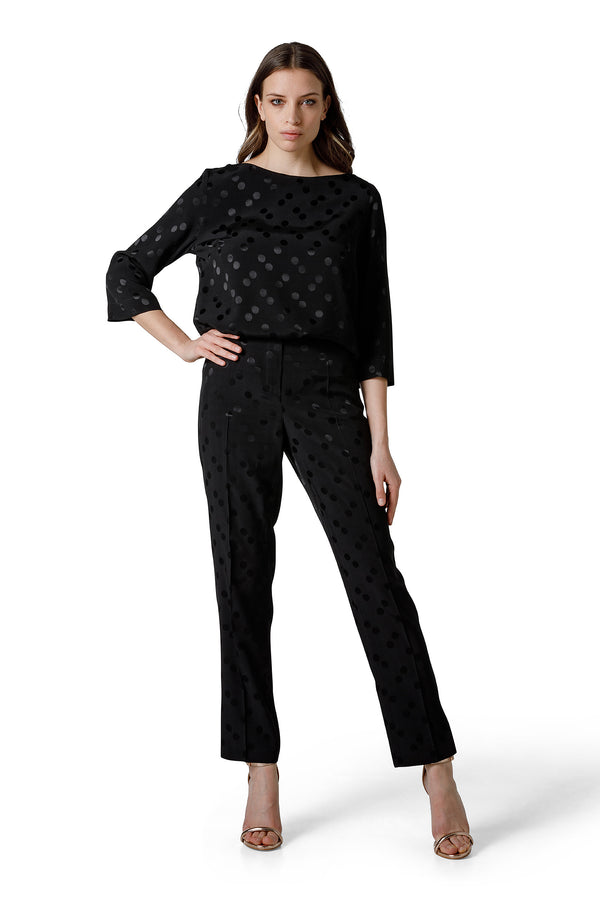 PANTALONE CLASSICO SENZA FILETTI DIETRO