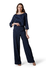 PANTALONE PALAZZO TASCHE FRANCESI ZIP FIANCO