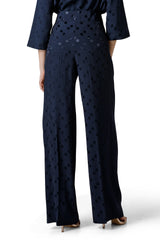 PANTALONE PALAZZO TASCHE FRANCESI ZIP FIANCO