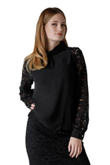 BLUSA IN PIZZO MACRAME'