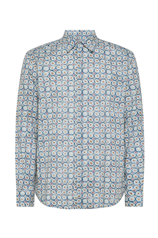 PRINTED MUSLIN SHIRT