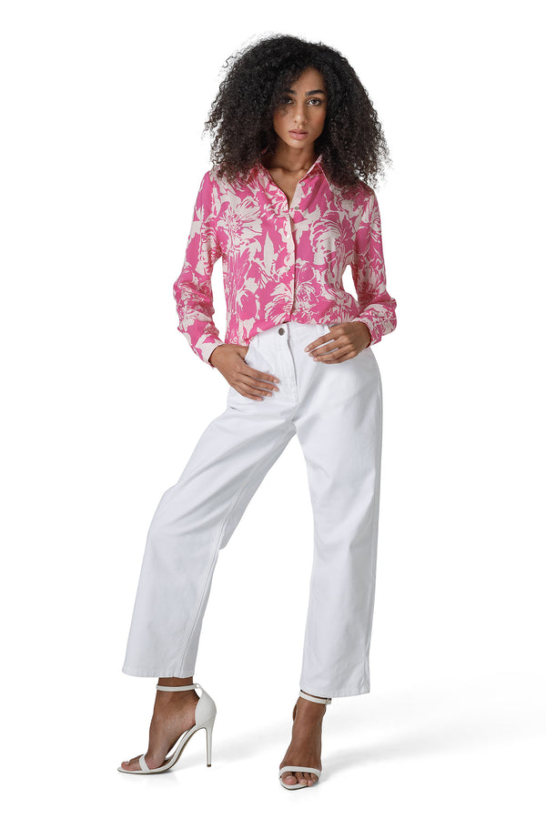 CAMICIA FANTASIA COLLO A PUNTA