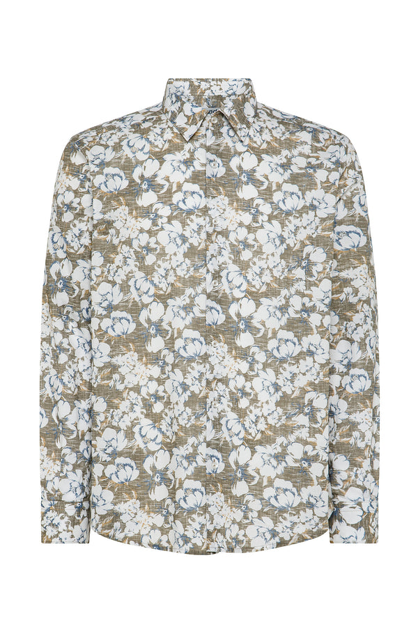 PRINTED MUSLIN SHIRT