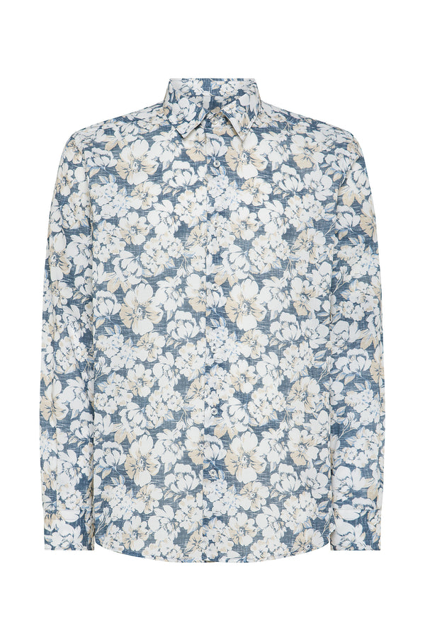 PRINTED MUSLIN SHIRT