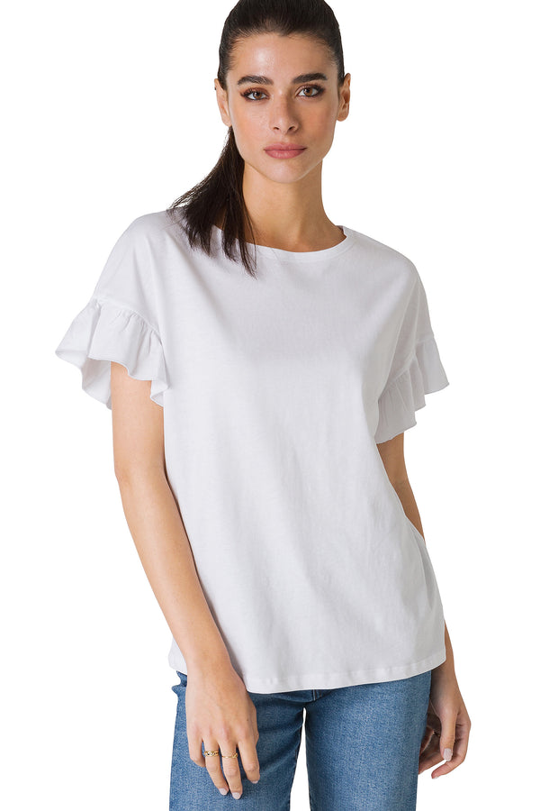 T SHIRT IN JERSEY DI VISCOSA