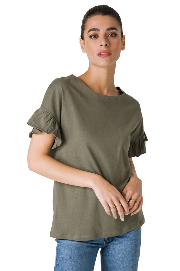 T SHIRT IN JERSEY DI VISCOSA