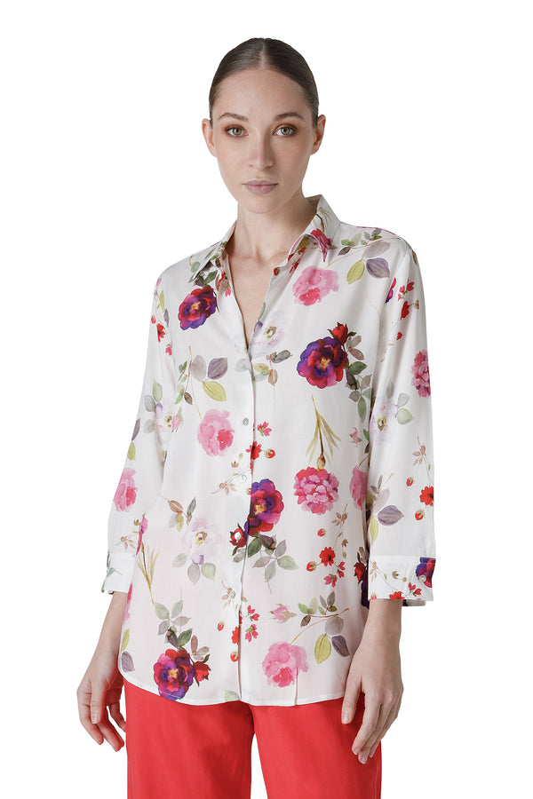 CAMICIA STAMPA A FIORI