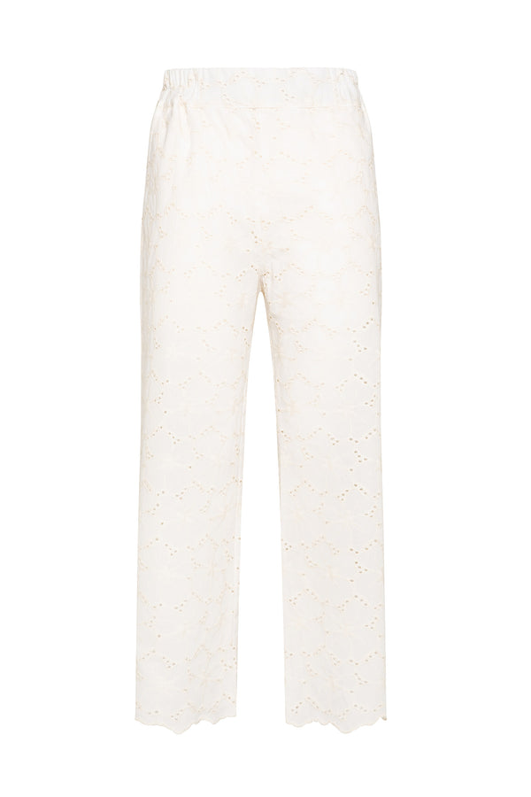 PANTALONE CON ELASTICO SANGALLO