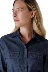LONG-SLEEVED SHIRT CLOSED TOE NECK WITH POCKETS