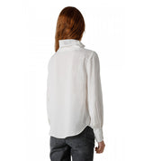 BLUSA FLUIDA CON COLLO DRAPPEGGIATO