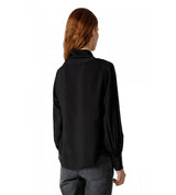 BLUSA FLUIDA CON COLLO DRAPPEGGIATO