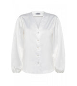 CAMICIA IN RASO SCOLLO A V