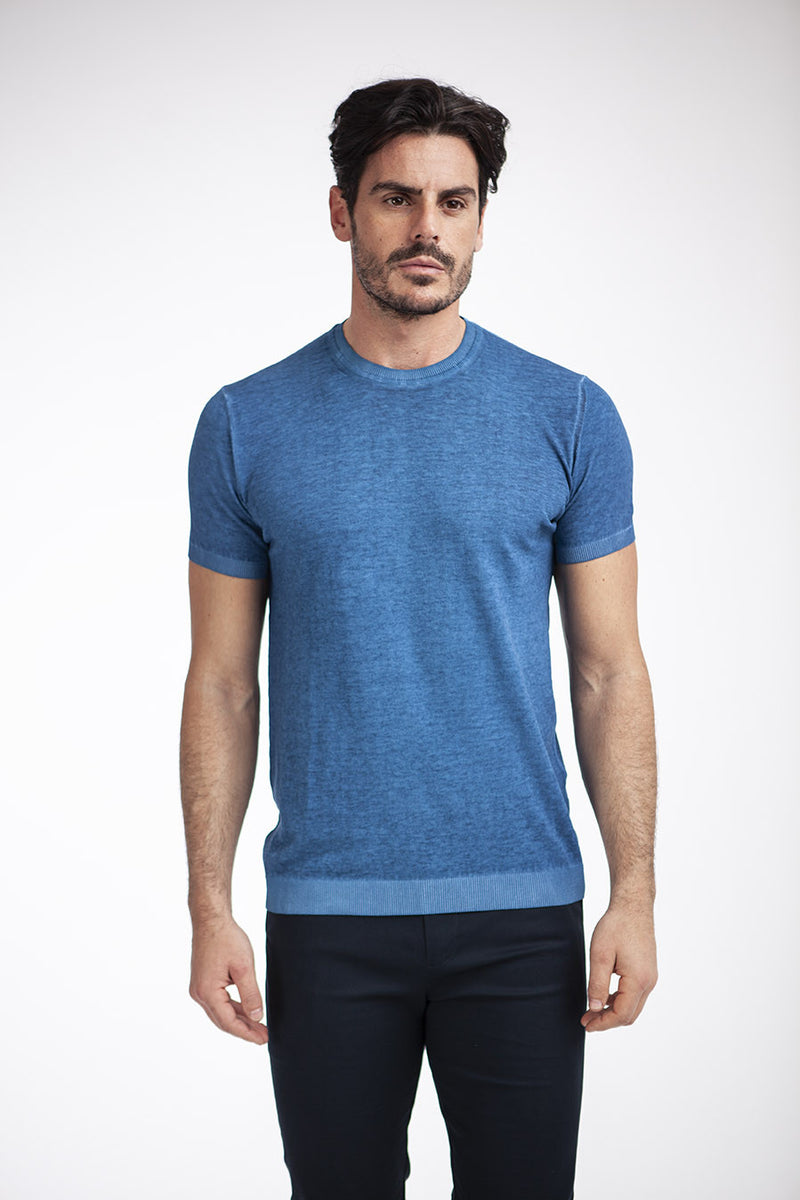 SHORT SLEEVE SWEATER